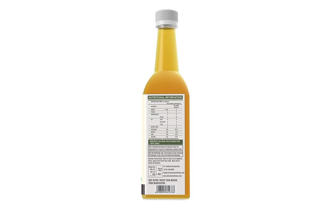 Alpino Apple Cider Vinegar    Plastic Bottle  500 millilitre